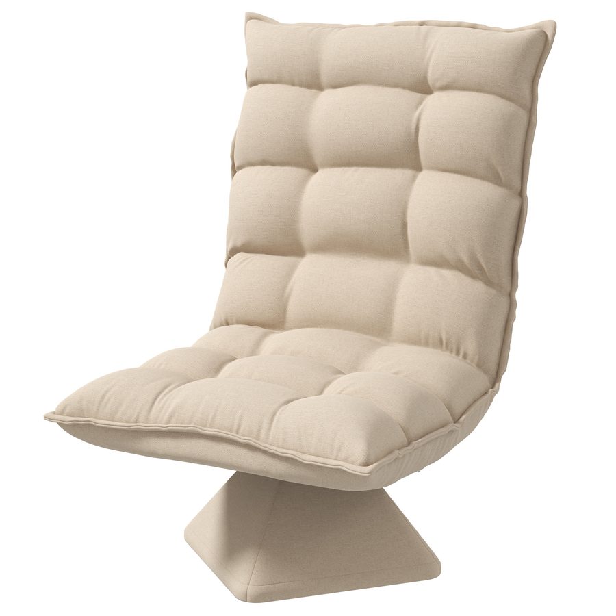 HOMCOM Bodenstuhl  Verstellbares Bodensofa, drehbar, Meditationsstuhl, gepolstert, Relaxsessel, Lazy Sofa, Beige  Aosom von HOMCOM