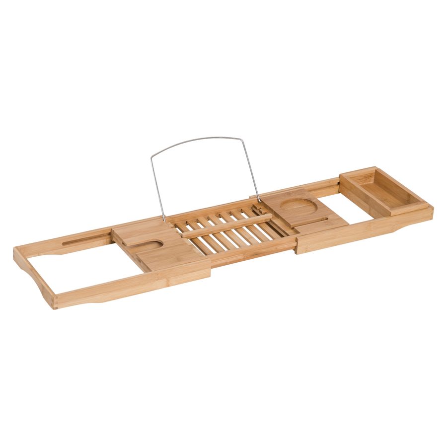 HOMCOM Bambus Badewannenablage Badewannenbrücke verstellbar 70-105x21,8x5cm aus Naturmaterial für entspannende Badeerlebnisse   Aosom.de von HOMCOM