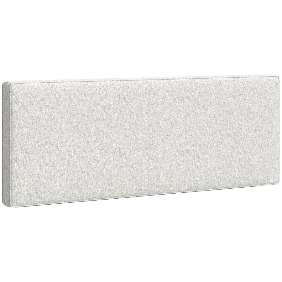 HOMCOM Kopfteil gepolstert Wandkissen mit Leinenoptik schwebend 160 x 60 cm Bettkopfteil Wandpolster Kopfteilkissen Kopfkissen für Schlafzimmer Cremeweiß   Aosom von HOMCOM