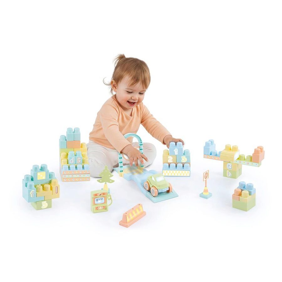 Dolu Bausteine Set Toddler Play Set 50 tlg. von Dolu