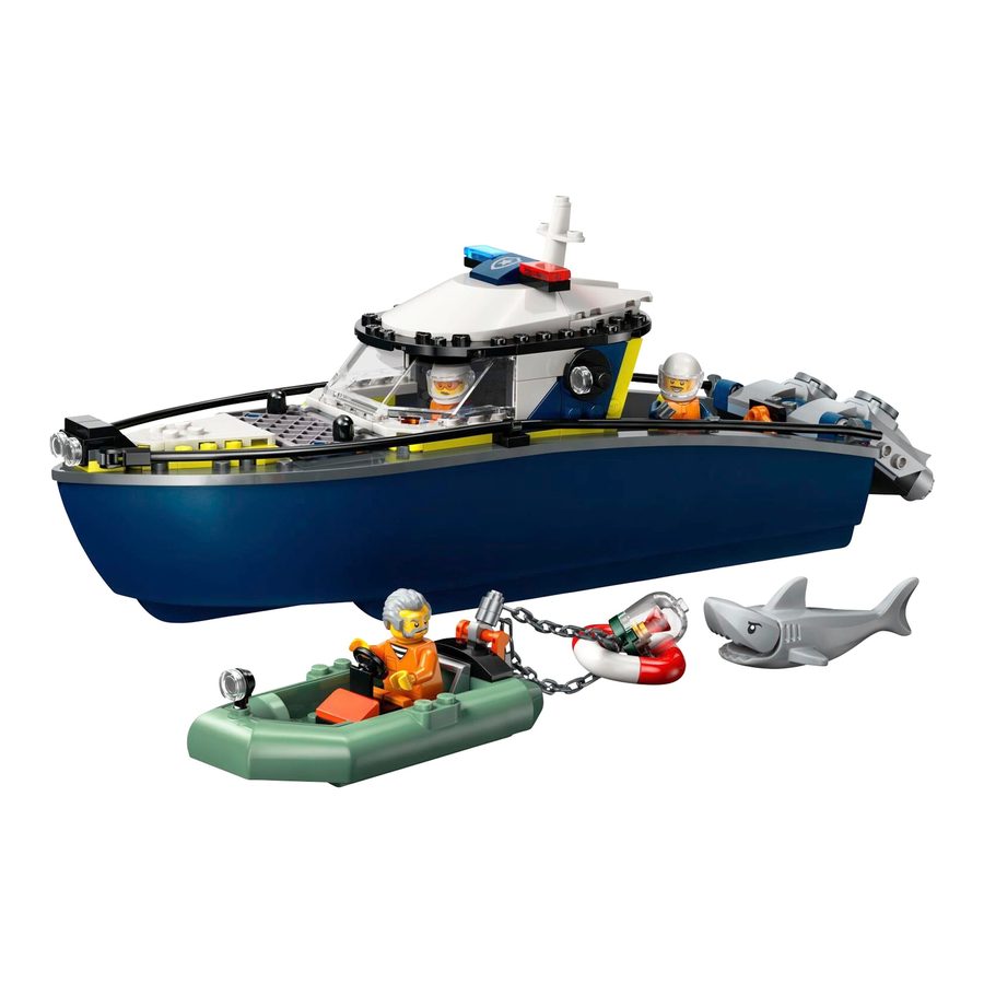 Lego® City 60456 Verfolgungsjagd im Polizeiboot von Lego