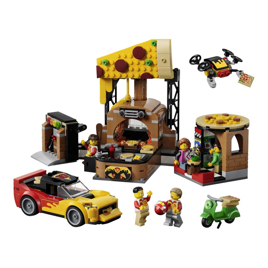 Lego® City 60496 Pizza-Liefererlebnis mit Fahrzeugen von Lego