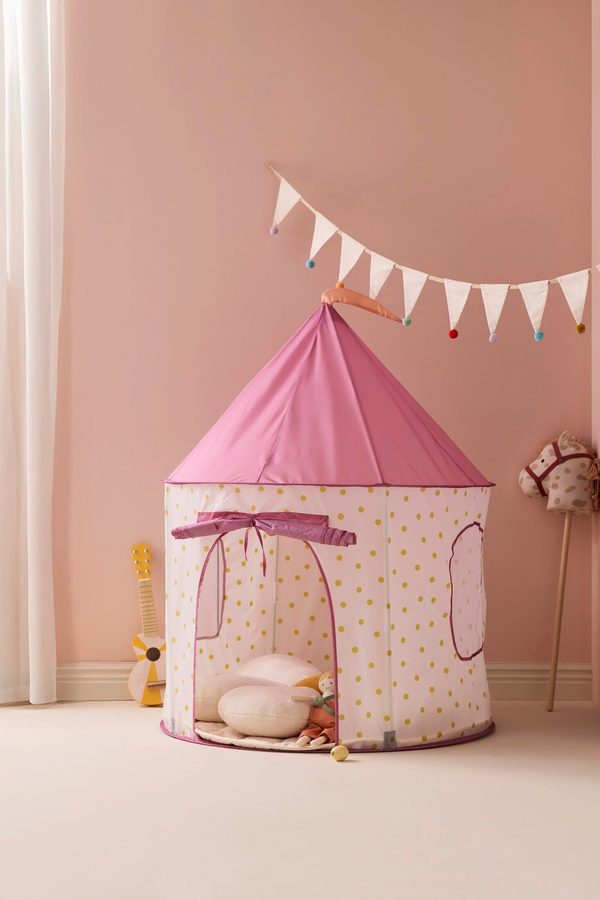 Kids Concept Spielzelt Punkte rosa von Kids Concept