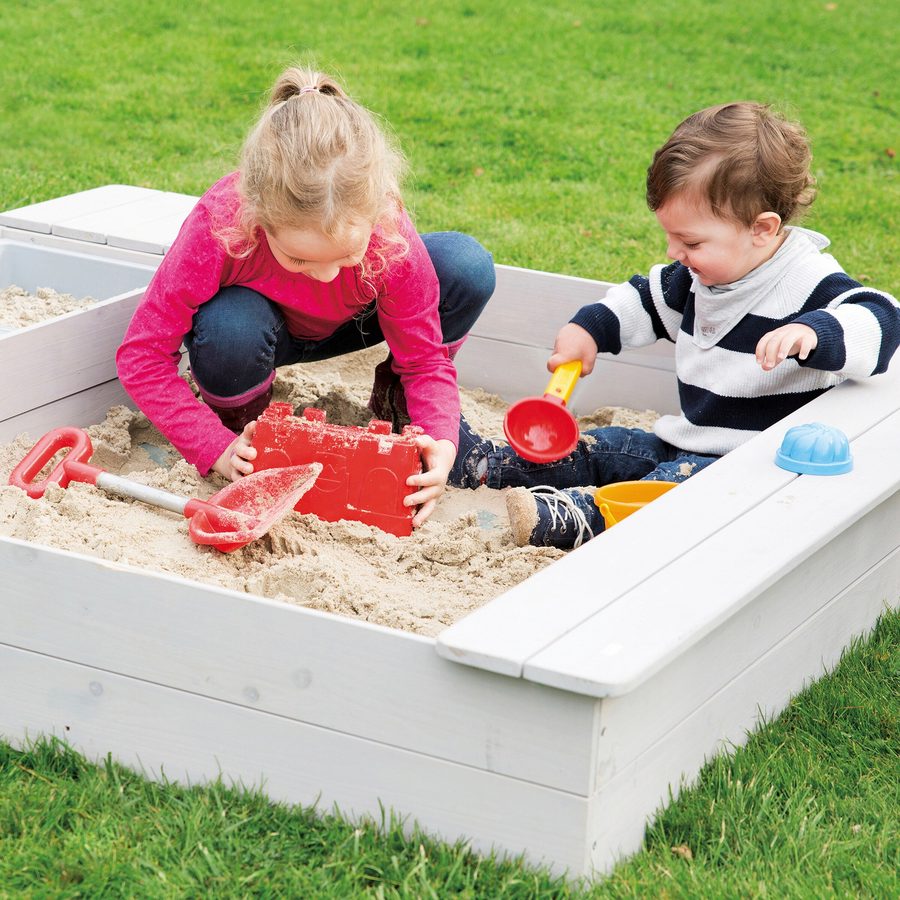 Roba Sandkasten Outdoor + mit Spielwannen Outdoor + von roba