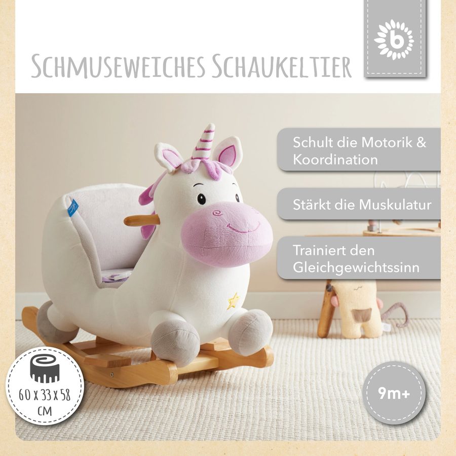 Bieco Schaukeltier Einhorn von Bieco