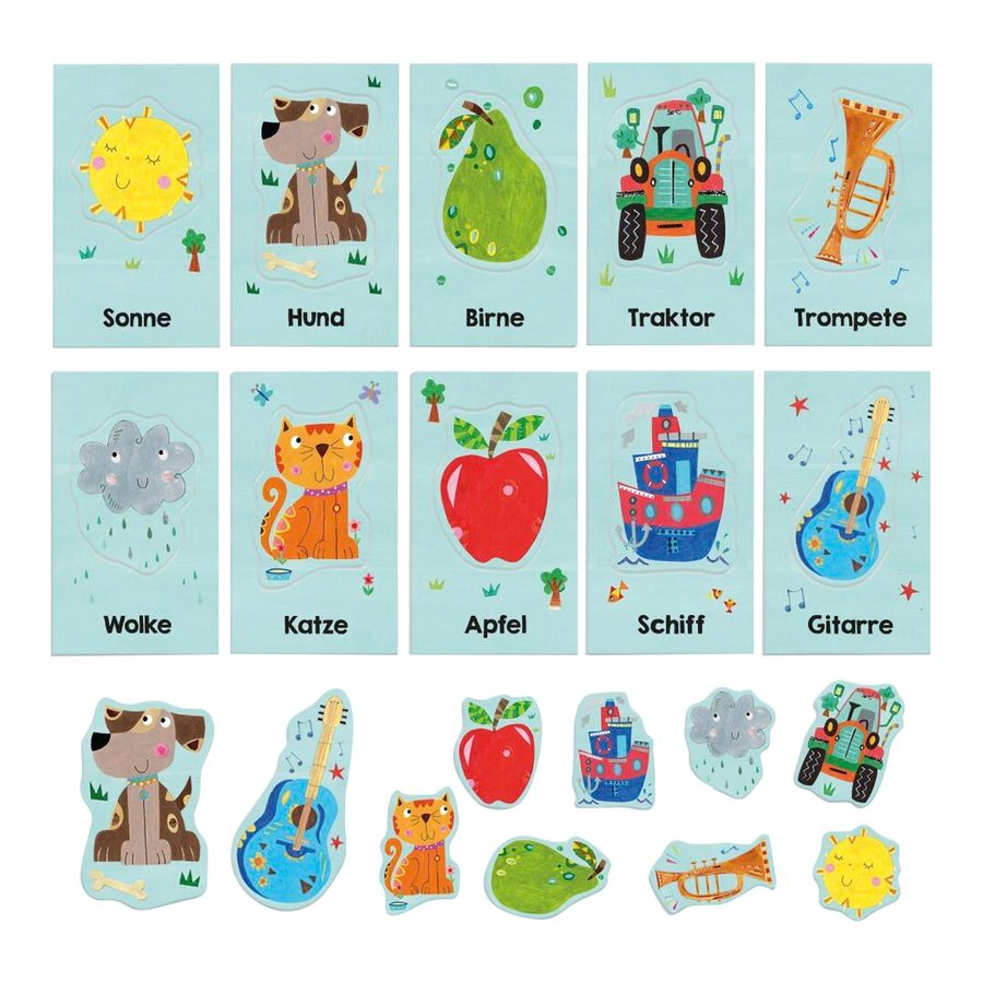 Headu Lernspiel Meine ersten Bildkarten Montessori von HEADU