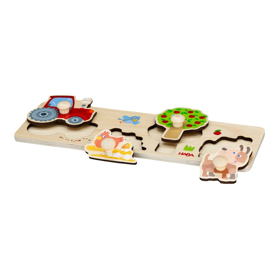Haba Steckpuzzle Bauernhof, Puzzleteile