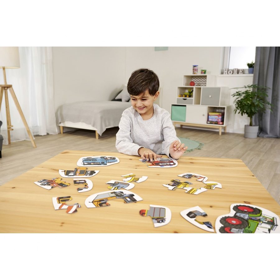 Noris 6 erste Puzzles - Fahrzeuge von Noris