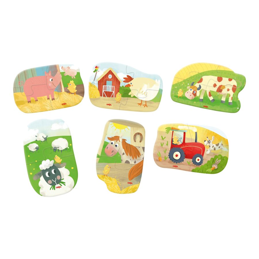 Haba 6 erste Puzzles - Bauernhof von HABA