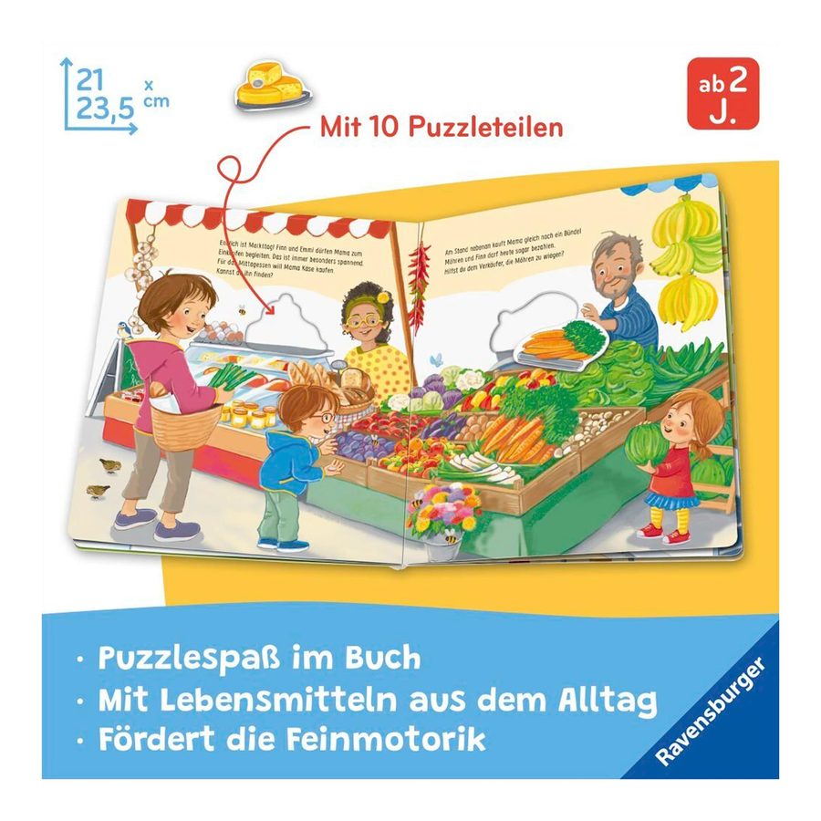 Ravensburger Mein großes Puzzle-Spielbuch Das essen wir heute von Ravensburger