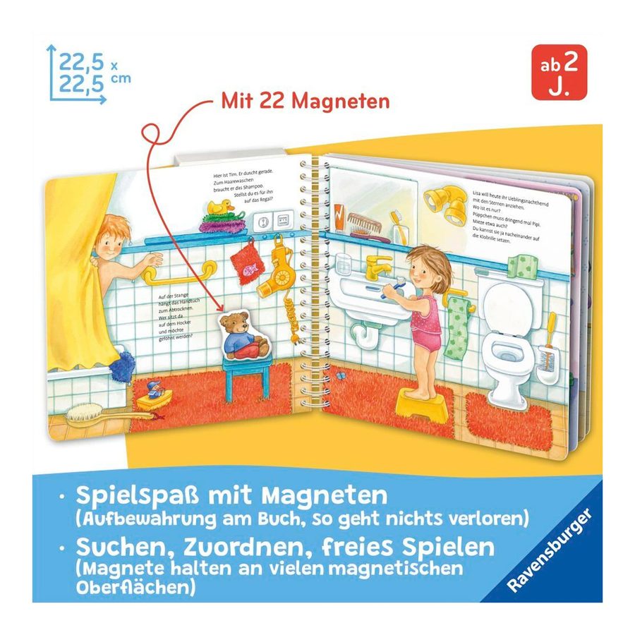 Ravensburger Mein großes Magnetbuch - Was gehört wohin? von Ravensburger