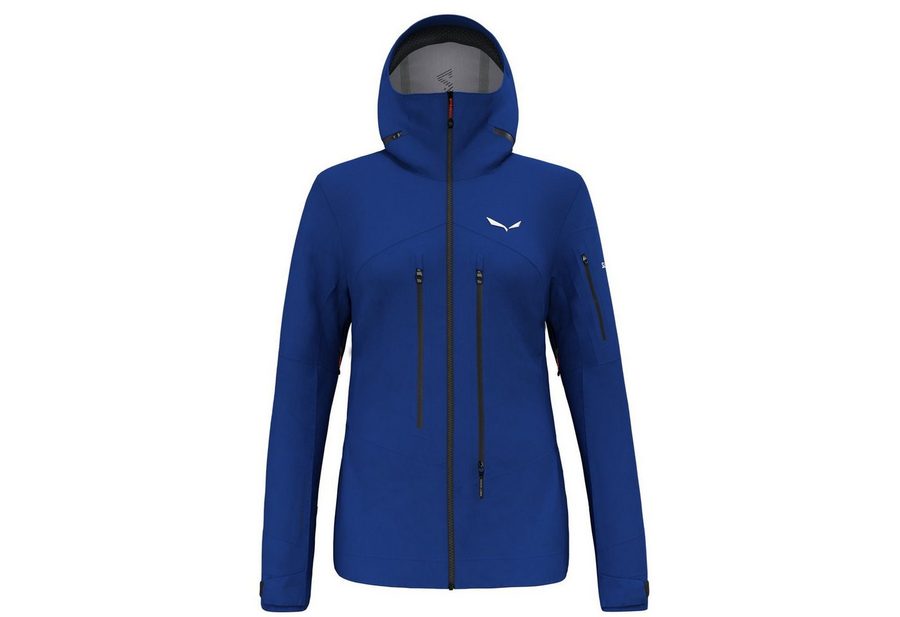 Salewa Funktionsjacke Alpin-Wanderjacke Ortles GTX Pro Stretch (wasserdicht, 3-Lagen) blau