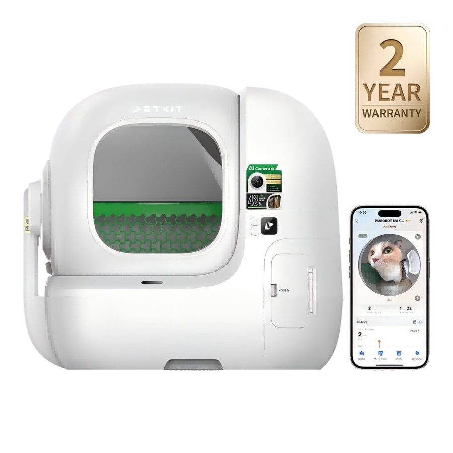 PETKIT Katzentoilette PETKIT PUROBOT Max Pro 2 Selbstreinigende Katzentoilette, vollautomatische Katzentoilette von PETKIT