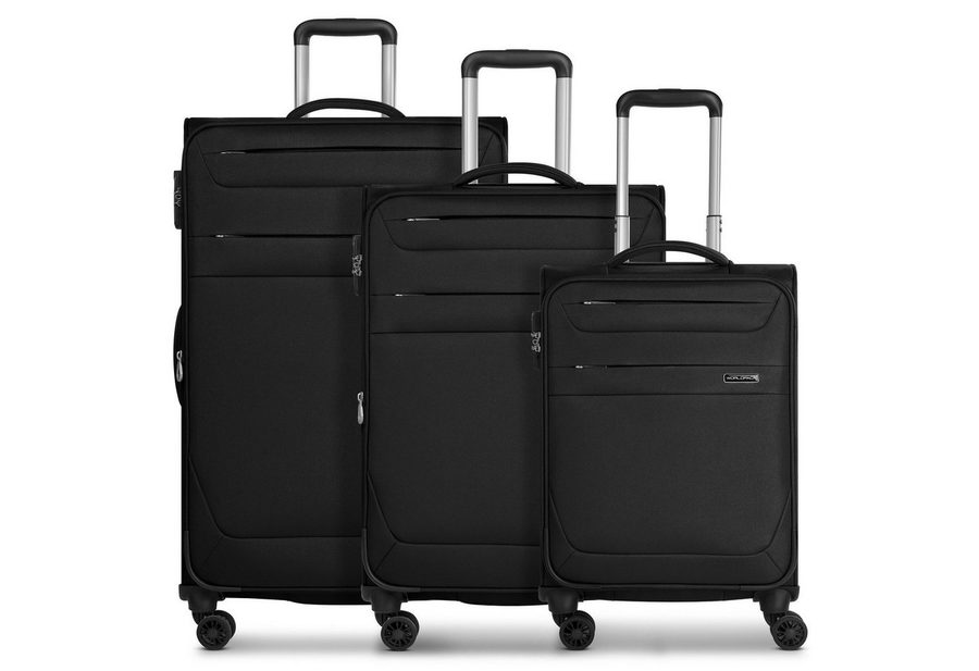 WORLDPACK Trolleyset Chicago, 4 Rollen, (3-teilig, 3 tlg), Polyester