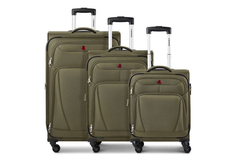 Wenger Trolleyset Beaumont, 4 Rollen, (3-teilig, 3 tlg), Polyester