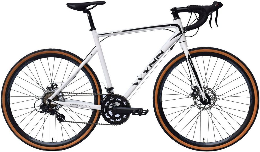 WYNN Gravelbike GRL3.0, 14 Gang Shimano Tourney Schaltwerk, Kettenschaltung