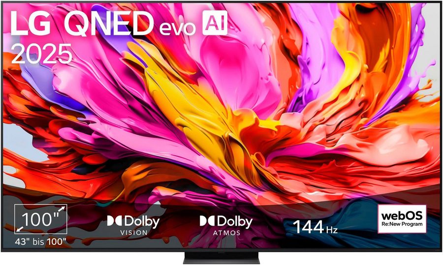 LG 100QNED86A6 QNED-Fernseher (253 cm/100 Zoll, 4K Ultra HD, Smart-TV)