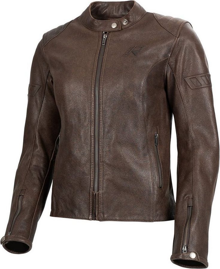 Rukka Motorradjacke Mehan Damen Motorrad Lederjacke protektoren abriebfest reißverschluss