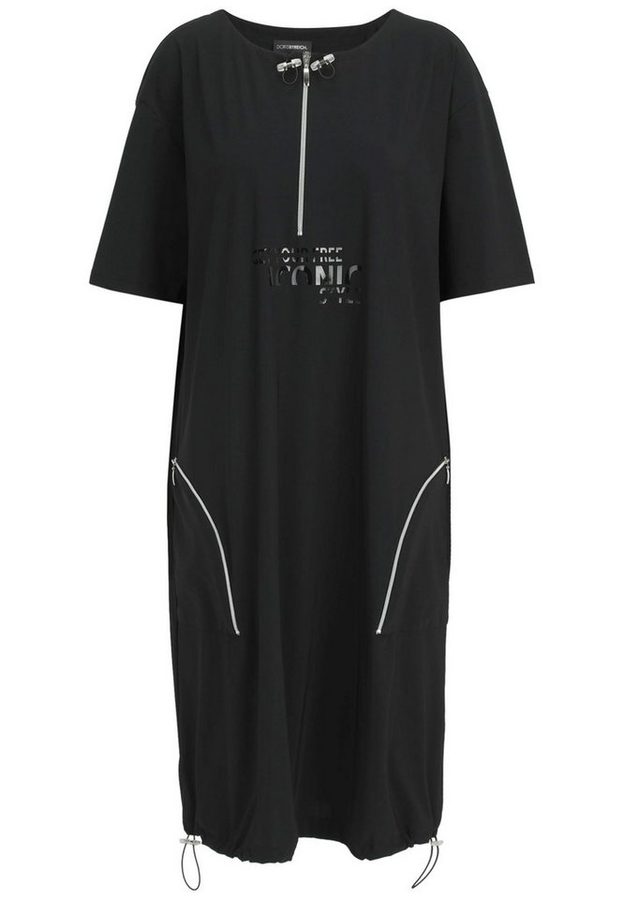 Doris Streich Jerseykleid mit dekorativen Zippern keine/nicht relevant