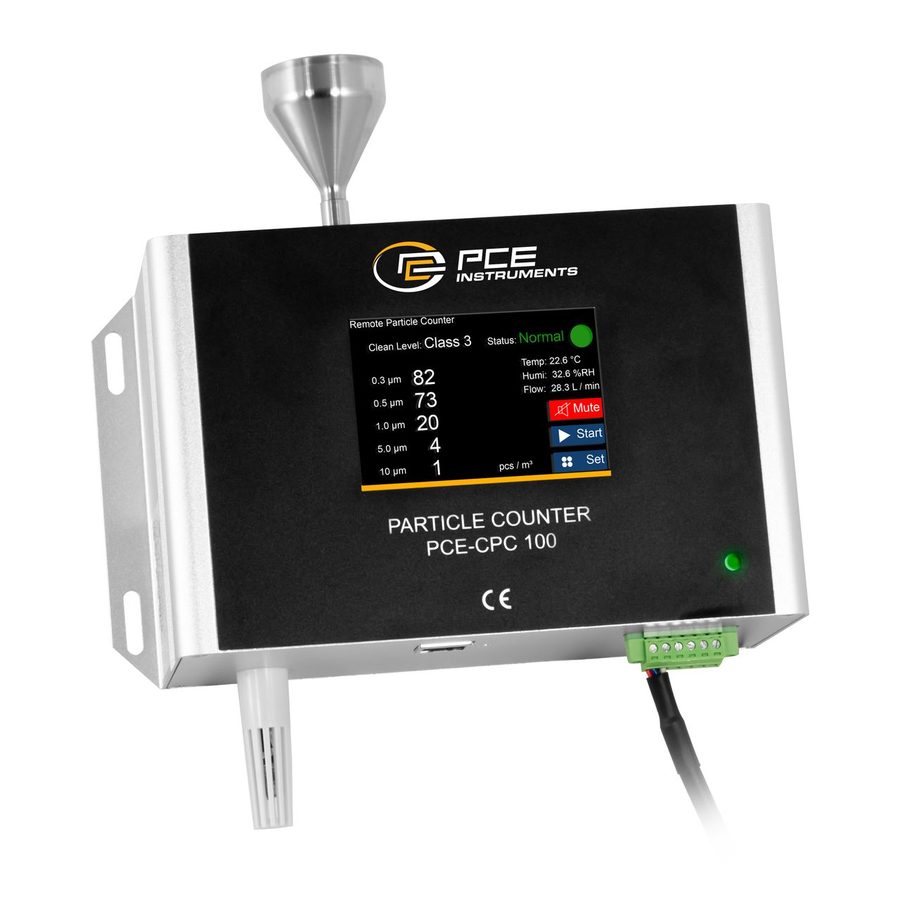 PCE Instruments Reinraum-Partikelzähler PCE-CPC 100 von PCE Instruments
