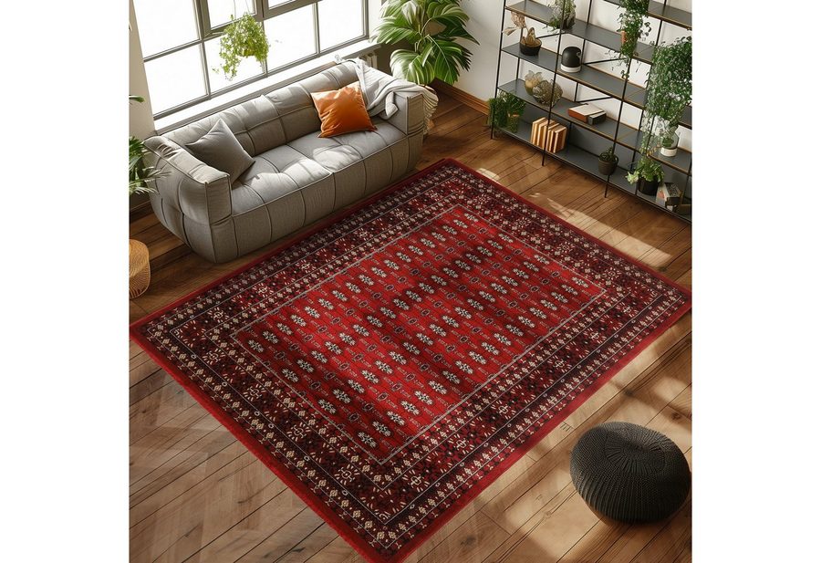 Carpettex Orientteppich Orientalisch Design, Läufer, Höhe: 12 mm, Orinet Teppich Webteppich orientalischen Mustern Teppich Wohnzimmer von Carpettex