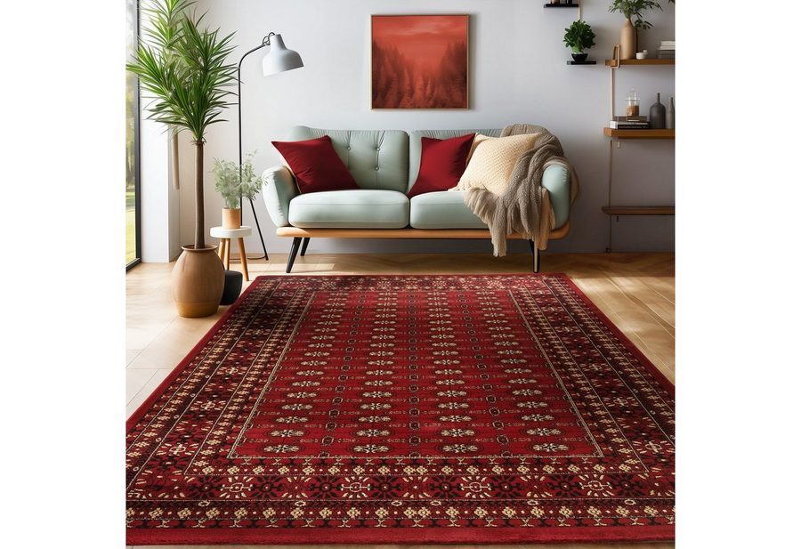 SIMPEX24 Orientteppich Orientalisch Design, Läufer, Höhe: 12 mm, Orinet Teppich Webteppich orientalischen Mustern Teppich Wohnzimmer von SIMPEX24