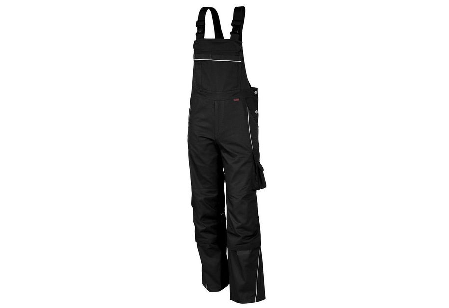 Qualitex Workwear Arbeitslatzhose strapazierfähige PROfessionals Latzhose aus faserverstärktem Gewebe