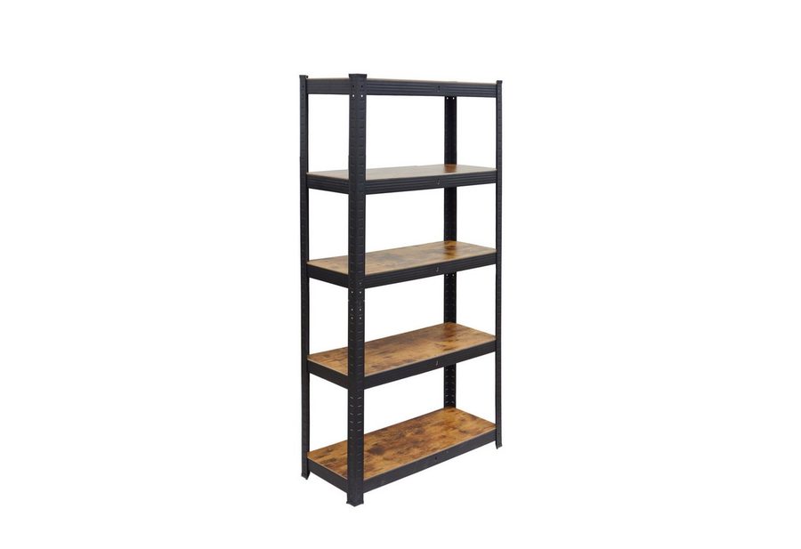 relaxdays Schwerlastregal Industrial 500 kg, 1-tlg., 30 x 75 x 150 cm