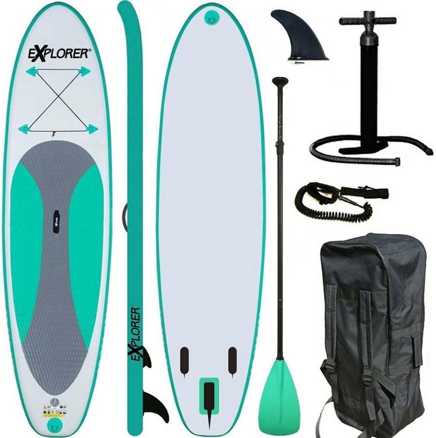 EXPLORER SUP-Board Explorer SUP 300, (Set, 6 tlg., mit Paddel, Pumpe und Transportrucksack)