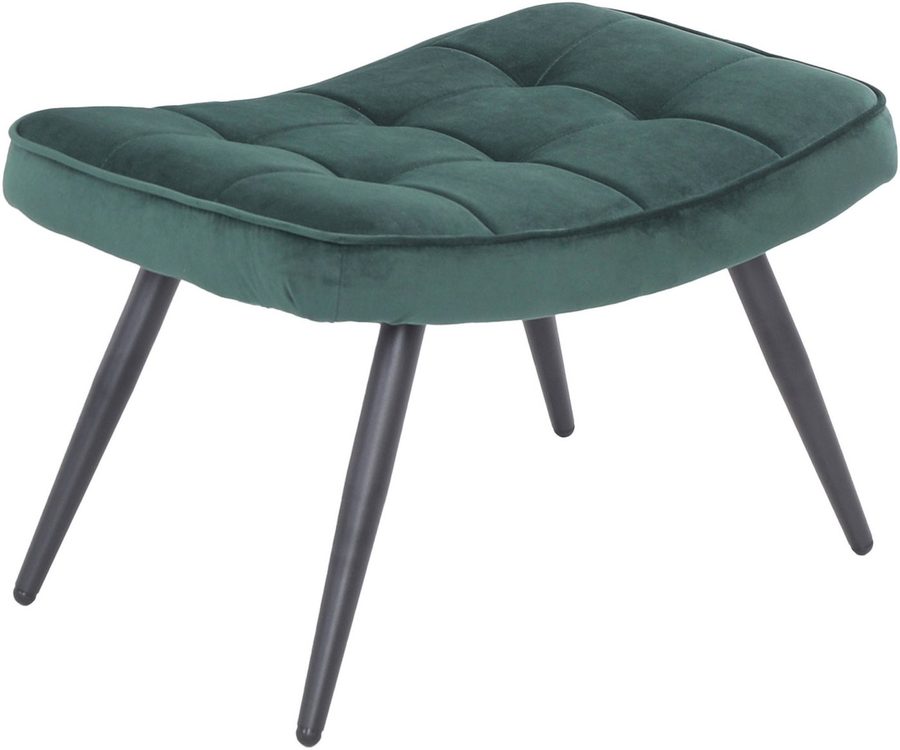 byLIVING Hocker UTA, Bezug Webstoff oder Samt, Schaumstoff