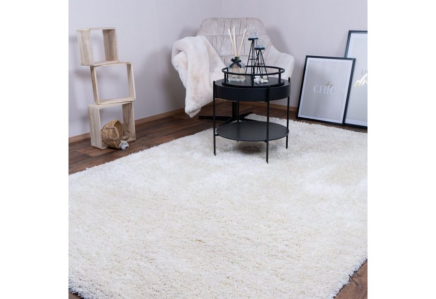 Consilio Concept Designteppich MONA Teppich Wohnzimmer Hochflor Shaggy langflorig handgefertigt von Consilio Concept