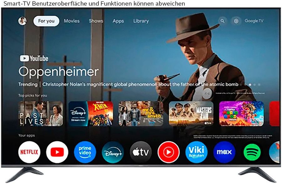 Xiaomi L50MB-APEU QLED-Fernseher (125 cm/50 Zoll, 4K Ultra HD, Smart-TV, Google TV, Xiaomi TV A Pro 50 (2026)