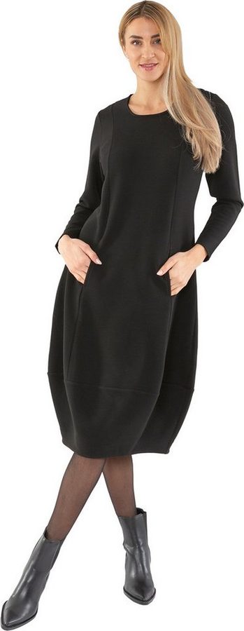 Estefania for woman Ballonkleid 193-5101, Estefania for woman Ballonkleid mit Ottoman Ripp Ottoman Stoff