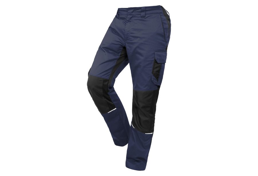 Qualitex Workwear Arbeitsbundhose Slim-Fit Damen-Arbeitshose, strapazierfähige Stretch-Hose-Damen (1-tlg) Robust wie eine Jeans, Herren Hose auch als Latzhose erhältlich