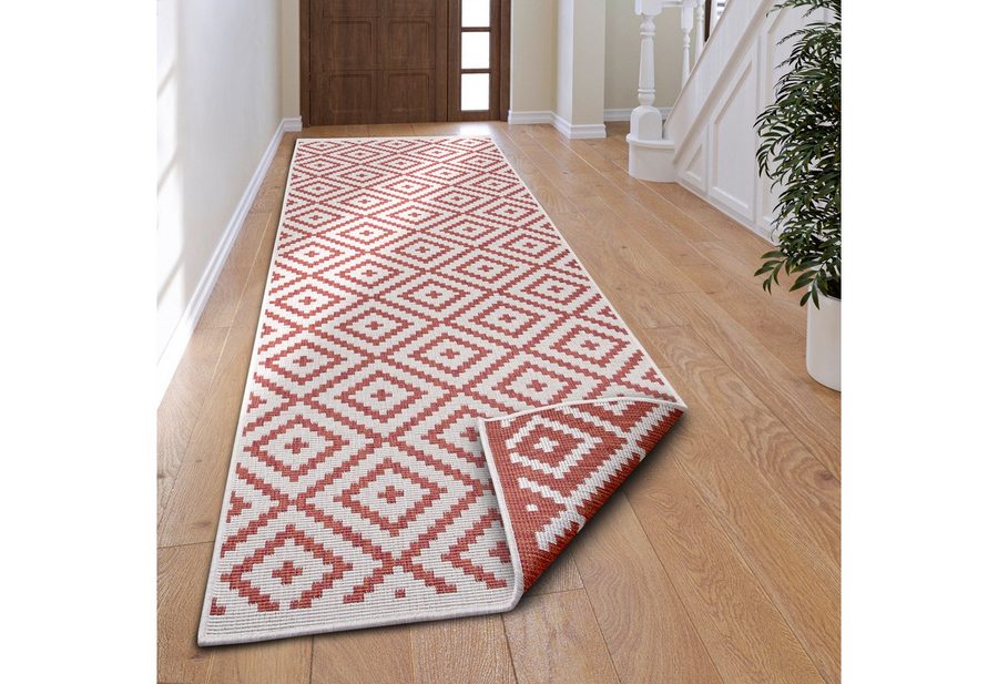 OTTO home Teppich Ronda Wendeteppich, rechteckig, Höhe: 5 mm, Sisal-Optik, Flachgewebe, In- und Outdoor, geometrisches Boho Design von OTTO home