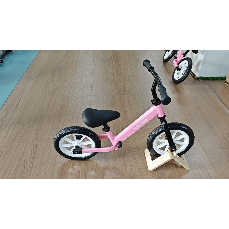 AIYAPLAY Laufrad 2 Jahre, Leuchtende Räder, Pedalfreies Laufrad für Kinder 2–5 Jahre, Tragfähigkeit 50kg, Sitz und Lenker verstellbar, Geräuscharme EVA-Reifen, Stahlrahmen, Geschenk für Jungen Mädchen, Rosa   Aosom