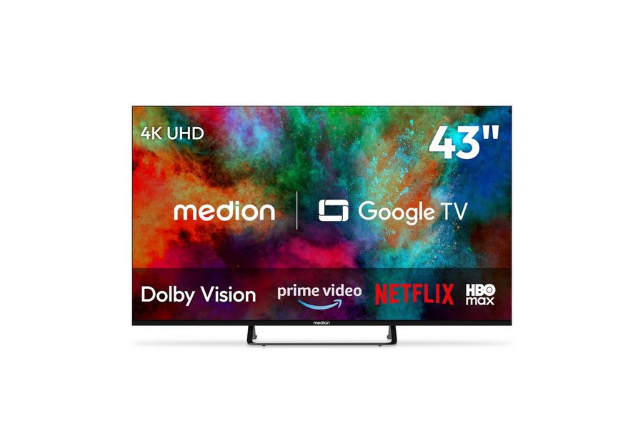 Medion® MD843401 LCD-LED Fernseher (108 cm/43 Zoll, 4K Ultra HD, 60Hz, X8432602)