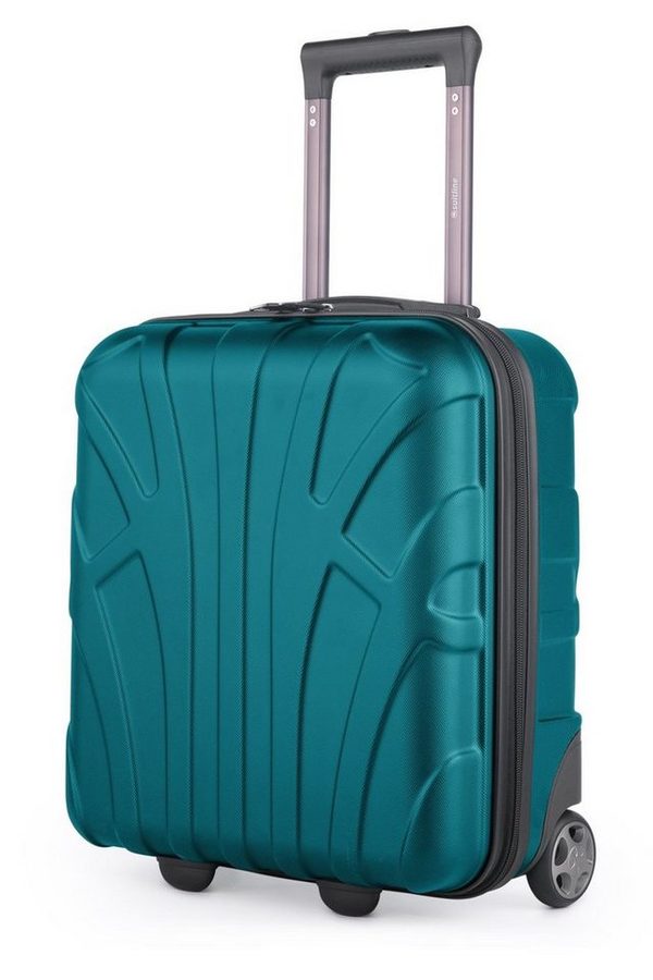 Suitline Handgepäckkoffer S1, 2 Rollen, EasyJet Trolley 45x36x20 cm Underseat kleiner Koffer Flugzeug 30 L