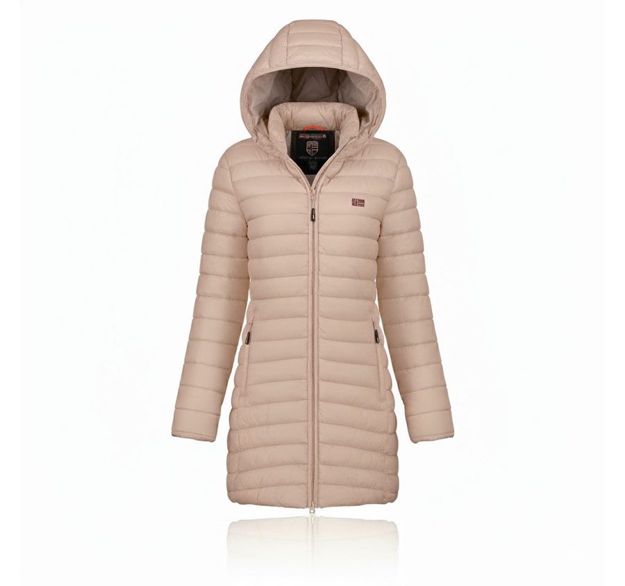 Geographical Norway Steppmantel Damen Outdoorjacke Lange Steppjacke Parka S-2XL