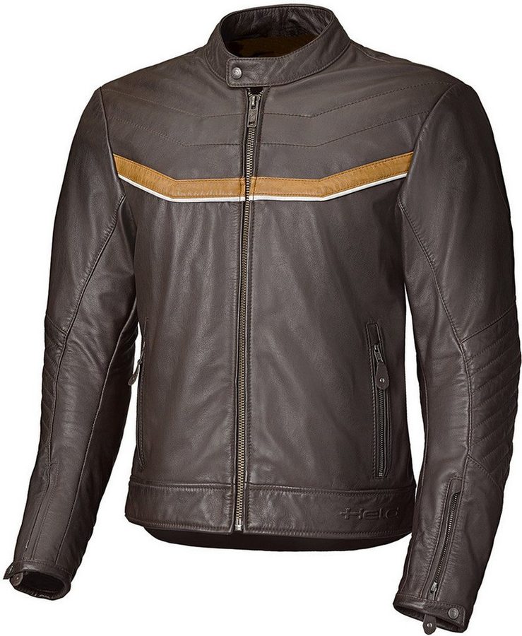 Held Biker Fashion Motorradjacke Heyden Motorrad Lederjacke Wasserdicht reißverschluss