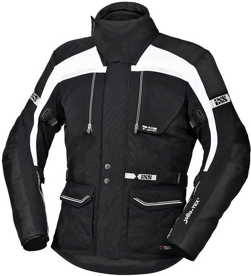 IXS Motorradjacke Tour Traveller-ST Motorrad Textiljacke Rückenprotektor enthalten,herausnehmbares Innenfutter,wasserdicht