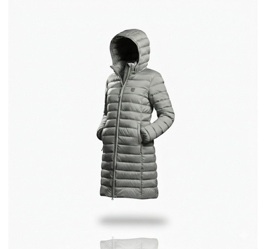 Geographical Norway Steppmantel Damen Outdoorjacke Regenjacke Frühling Leicht Lange