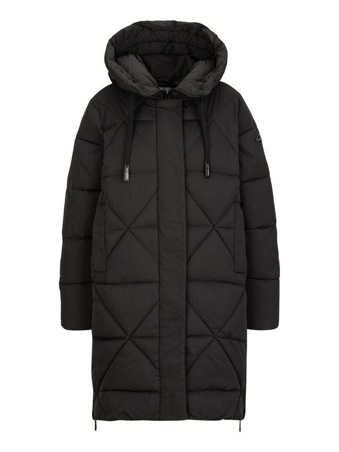 Replay Parka Fine Poly Silky Touch Fabric