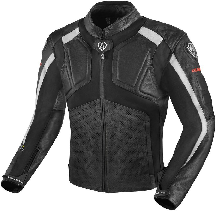 Arlen Ness Motorradjacke Sportivo Motorrad Lederjacke Atmungsaktiv reißverschluss