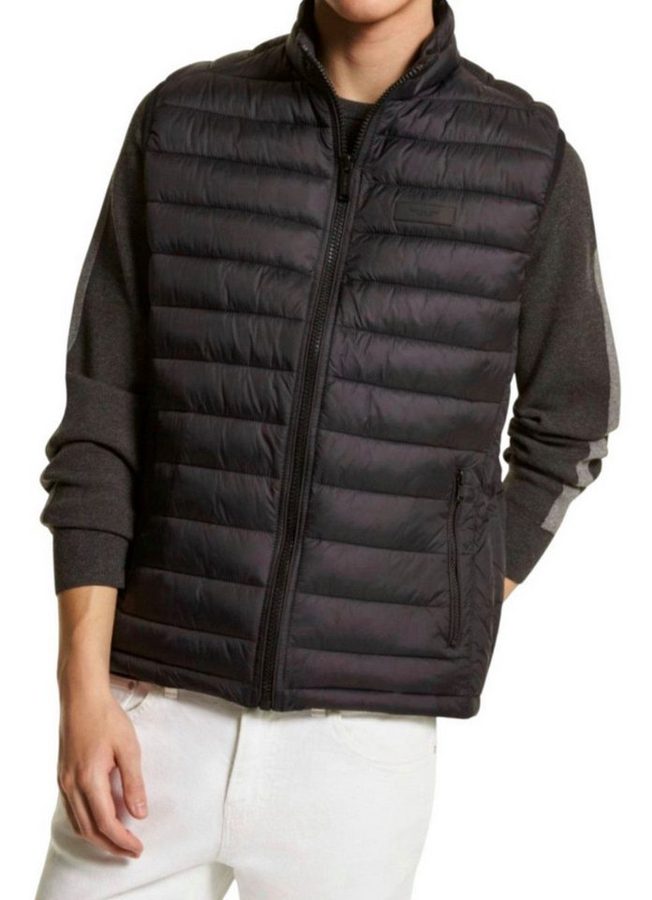 MICHAEL KORS Steppweste Herren Gesteppte Vest Athens Puffer Jacke Weste Gilet Logo-Patch,mit Fasern gefüllt für zusätzliche Isolationsschicht