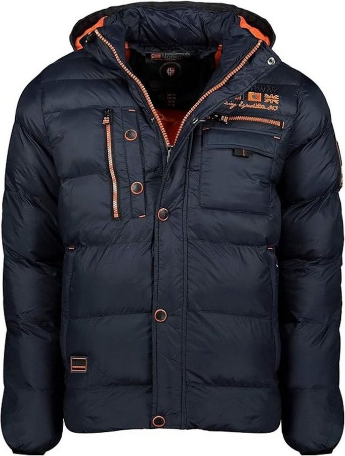 Geographical Norway Winterjacke (S Bis 7XL) Herren Outdoor Jacke Steppjacke Warm gefüttert