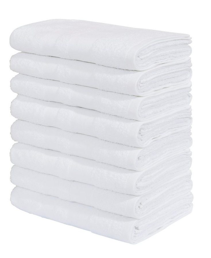 OTTO home Handtücher Vanessa, 8 Handtücher, 50x100cm, in Standard- und Premium-Qualität, Walkfrottee (Set, 8-St), Handtücher mit Bordüre, 100% Baumwolle, einfarbig, weich von OTTO home