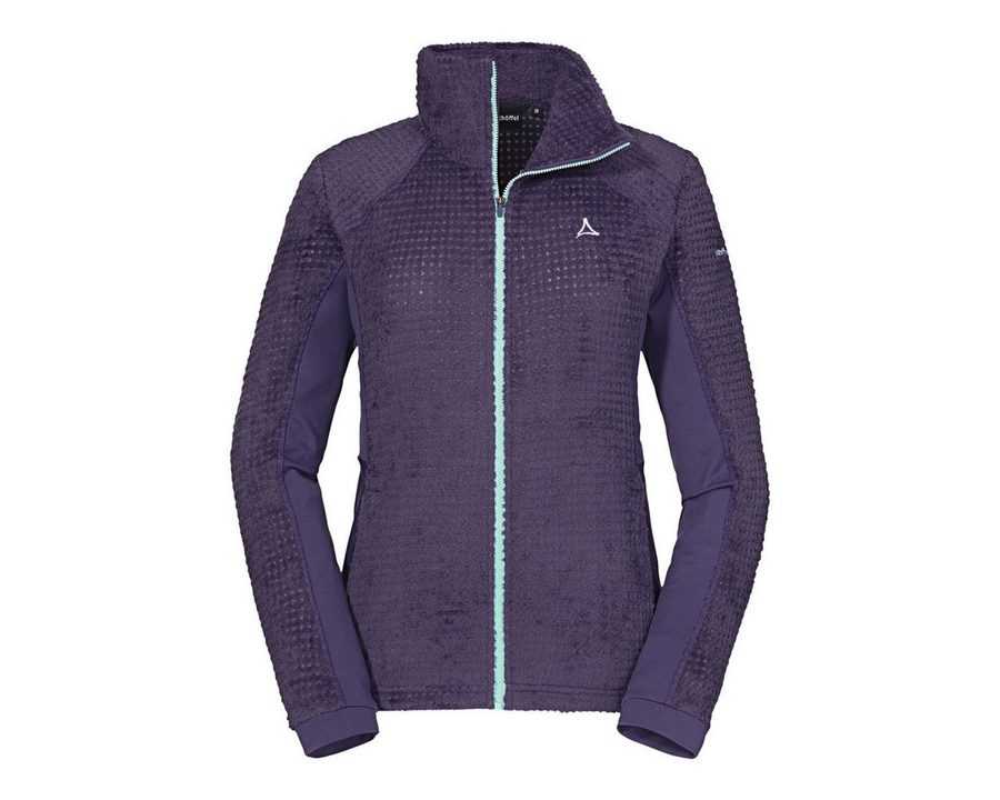 Schöffel Fleecejacke Rugna Damen Strickjacke, Übergangsjacke, Sweatjacke, Outdoorjacke, Wanderjacke