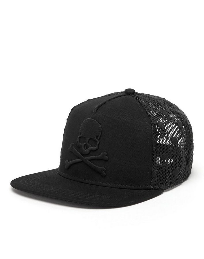 PHILIPP PLEIN Baseball Cap Skull&Bones
