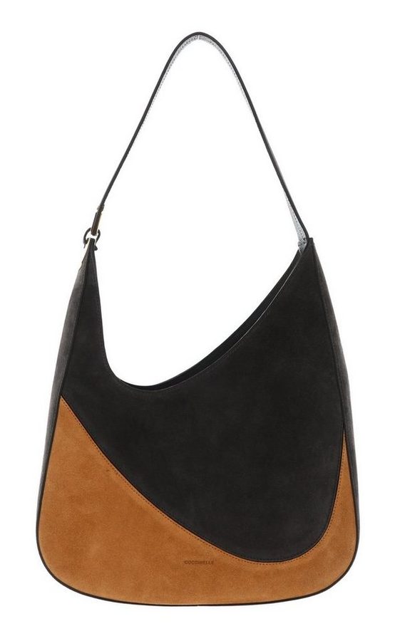 COCCINELLE Schultertasche Shoulderbag, aus echtem Rindsleder